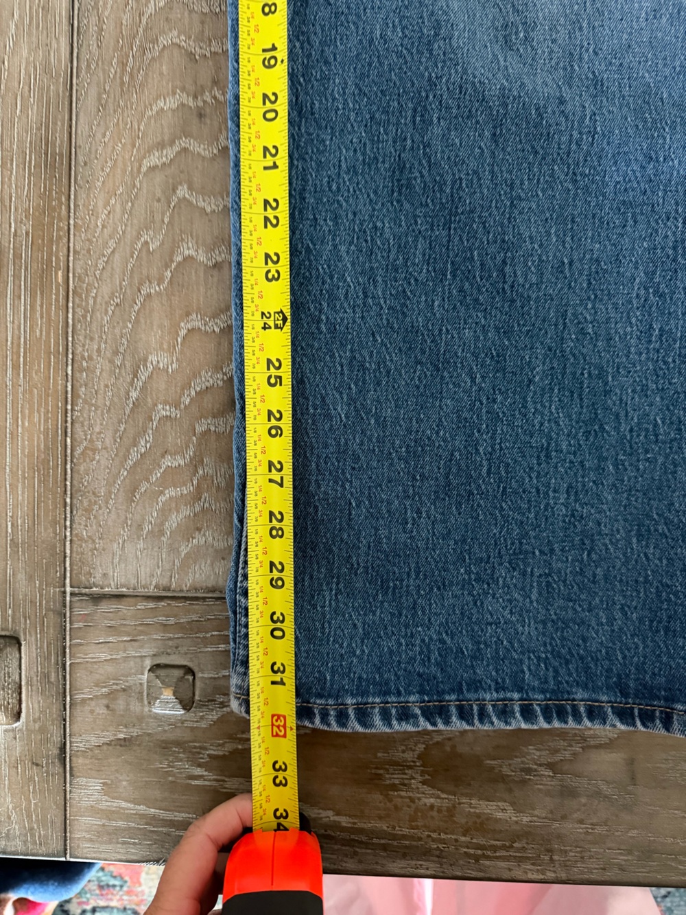 Free Assembly Blue Jeans with Patch Pockets - Picture 8 of 11